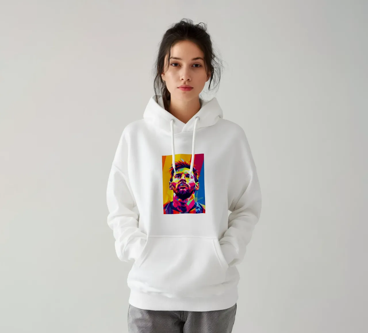 Lionel Messi felpa con cappuccio da HopeStudio