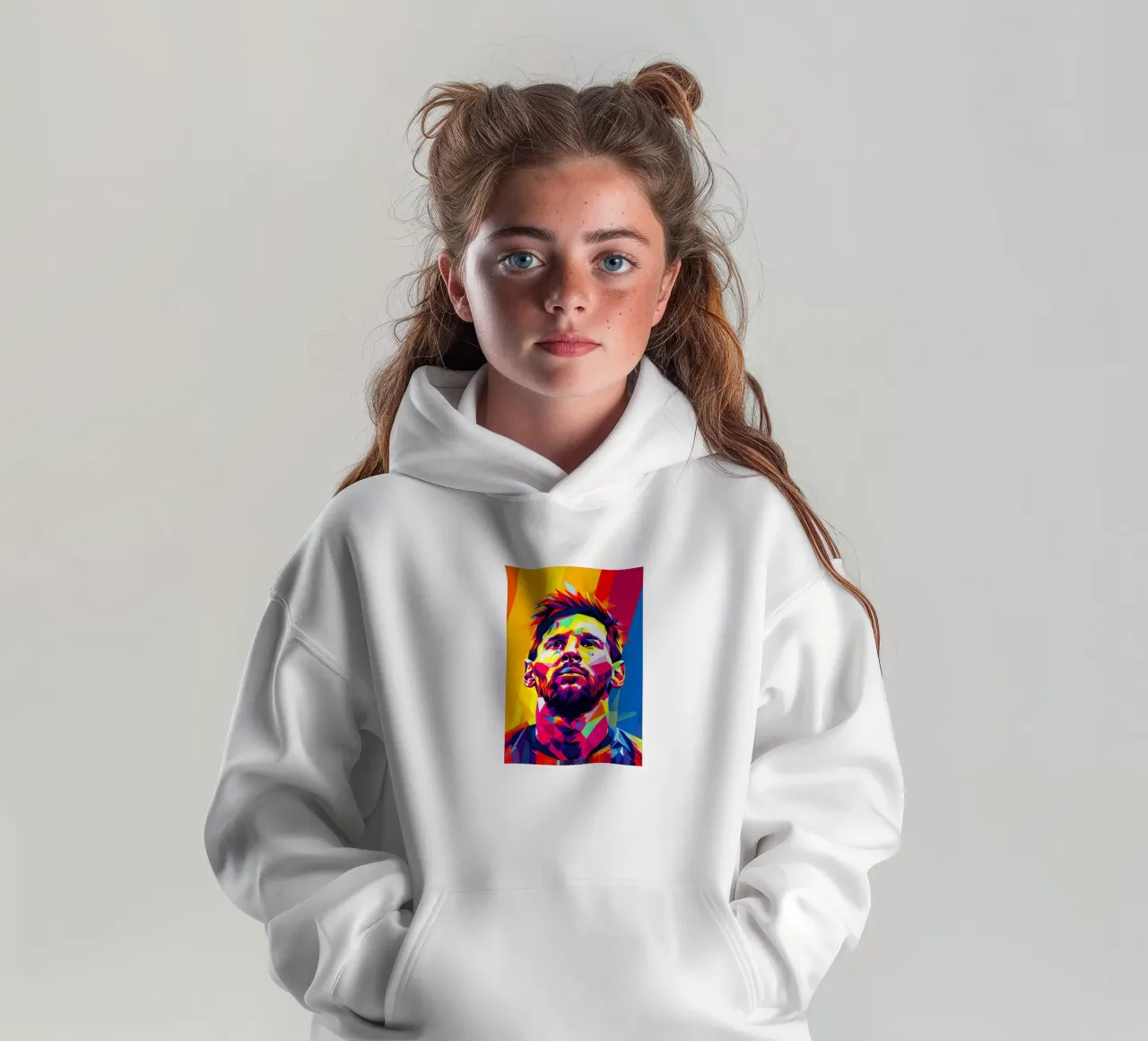 Lionel Messi kids hoodie by HopeStudio