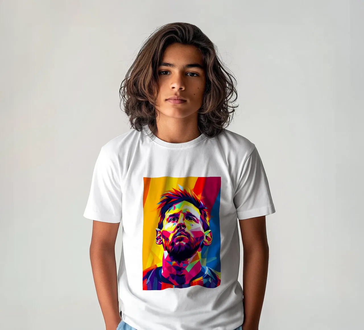 Lionel Messi kids t-shirt by HopeStudio