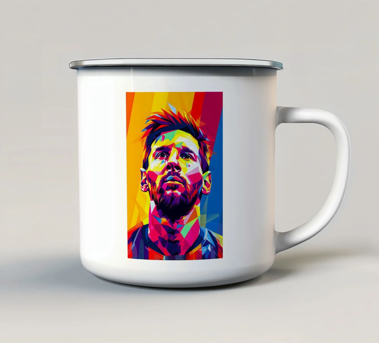 Lionel Messi tazza in smalto da HopeStudio
