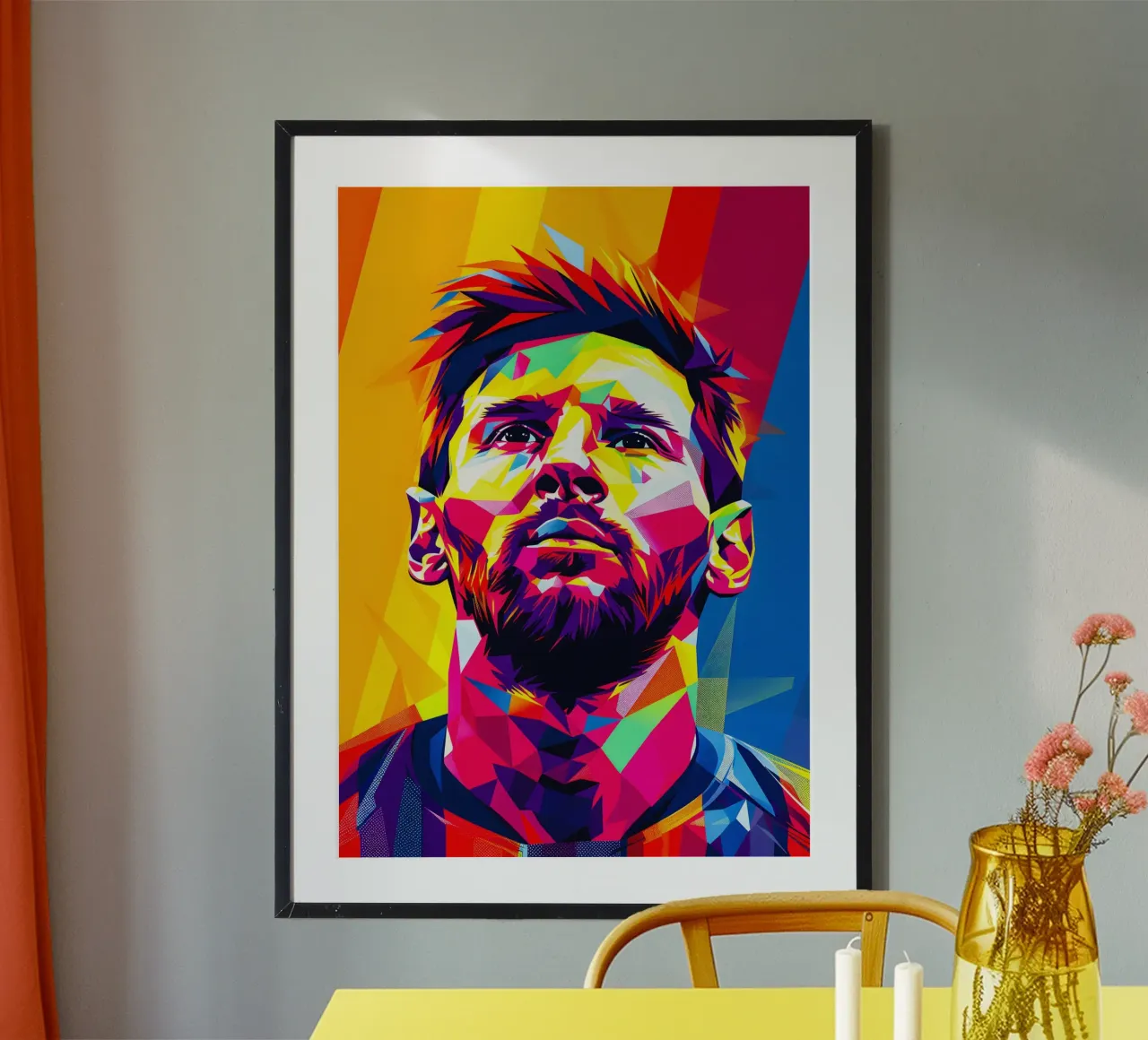 Lionel Messi poster by HopeStudio