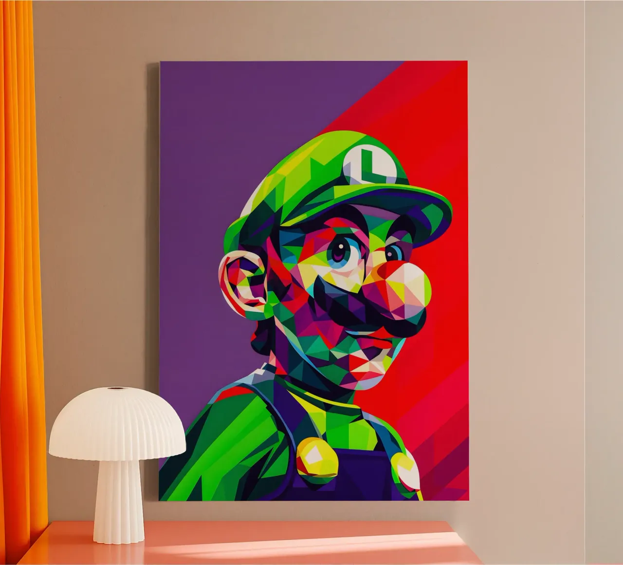 Wpap Luigi tela con Cornice a cassetta da HopeStudio