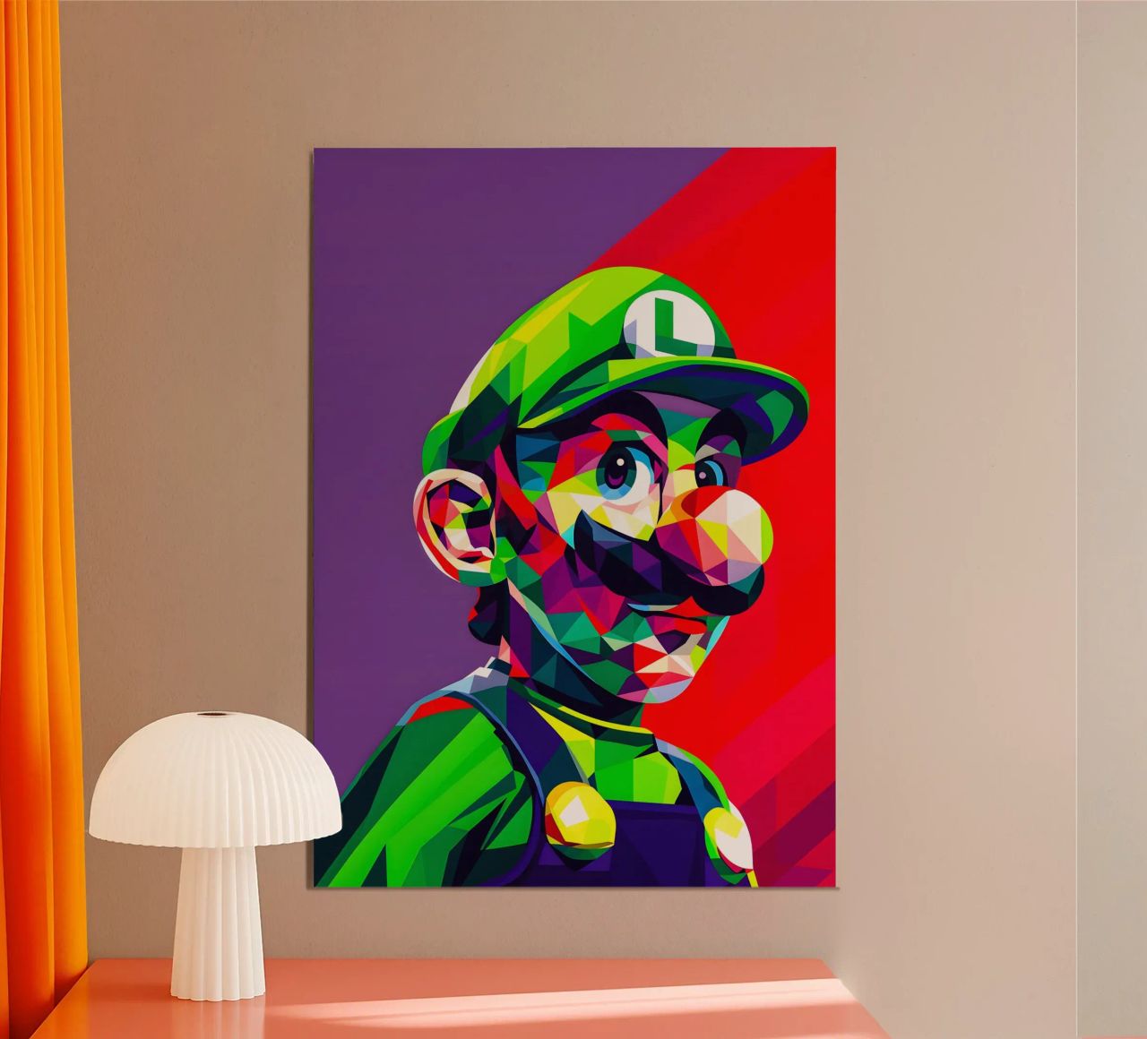 Wpap Luigi poster by HopeStudio