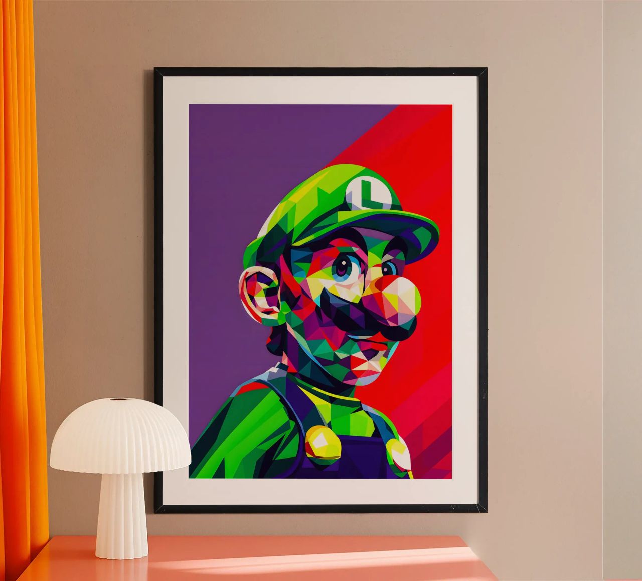 Wpap Luigi poster by HopeStudio