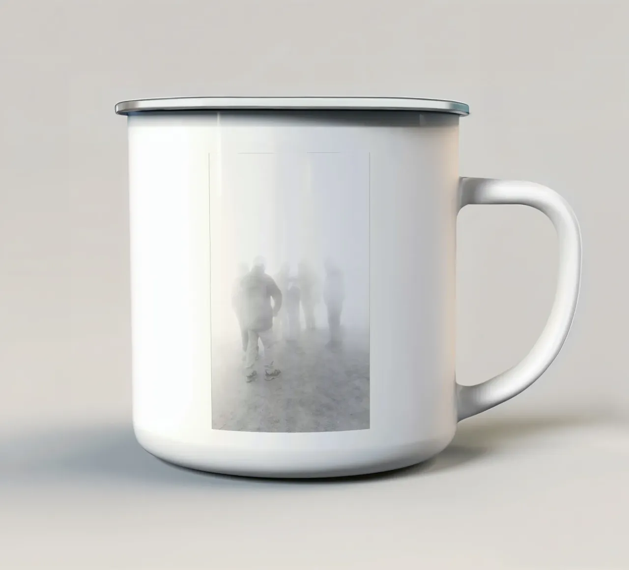 Umani #1 tazza in smalto da rafael campezato
