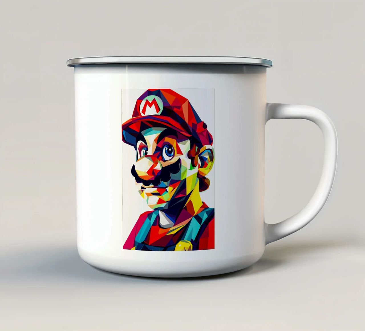 Wpap Mario tazza in smalto da HopeStudio