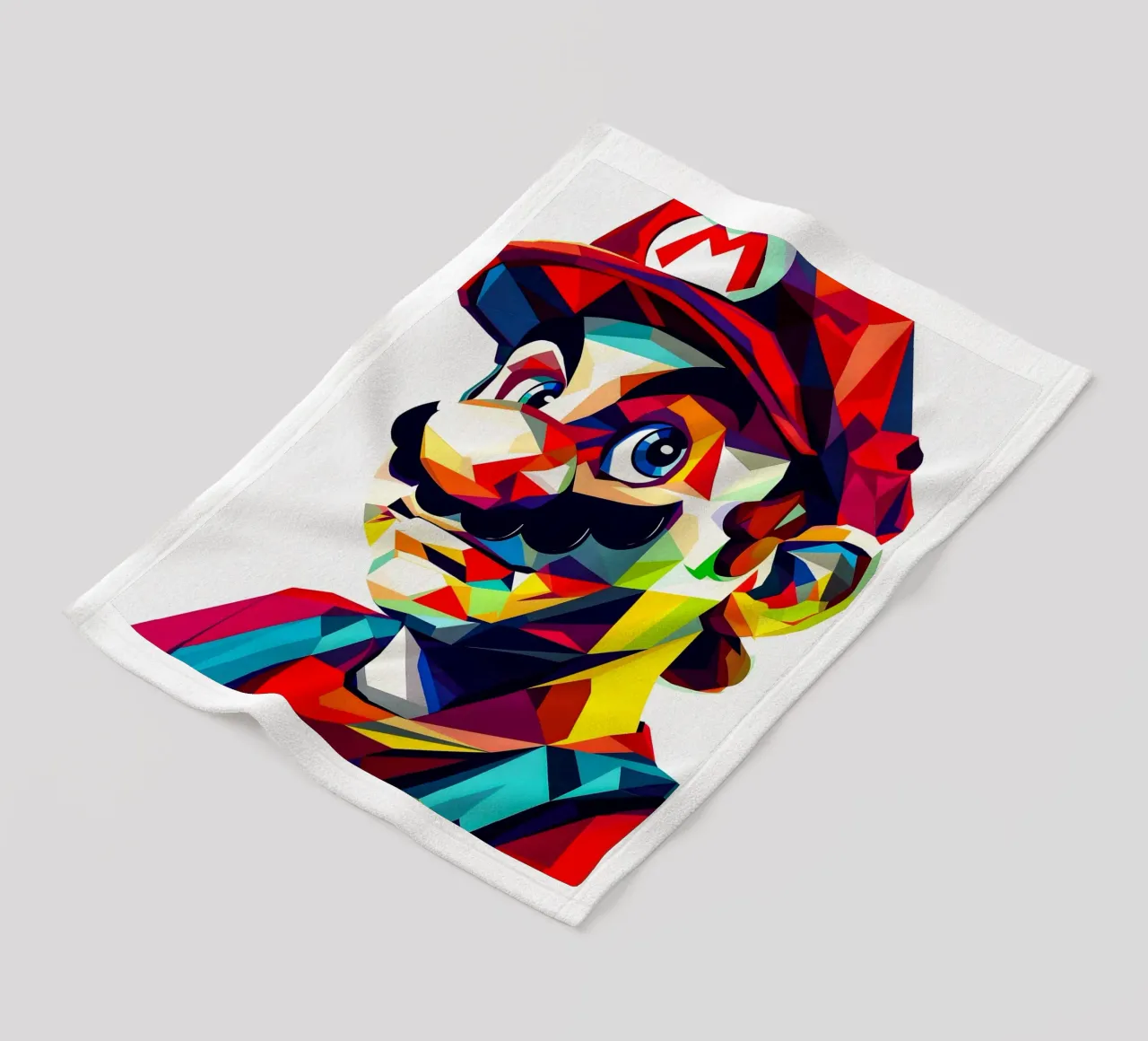 Wpap Mario coperta in pile da HopeStudio