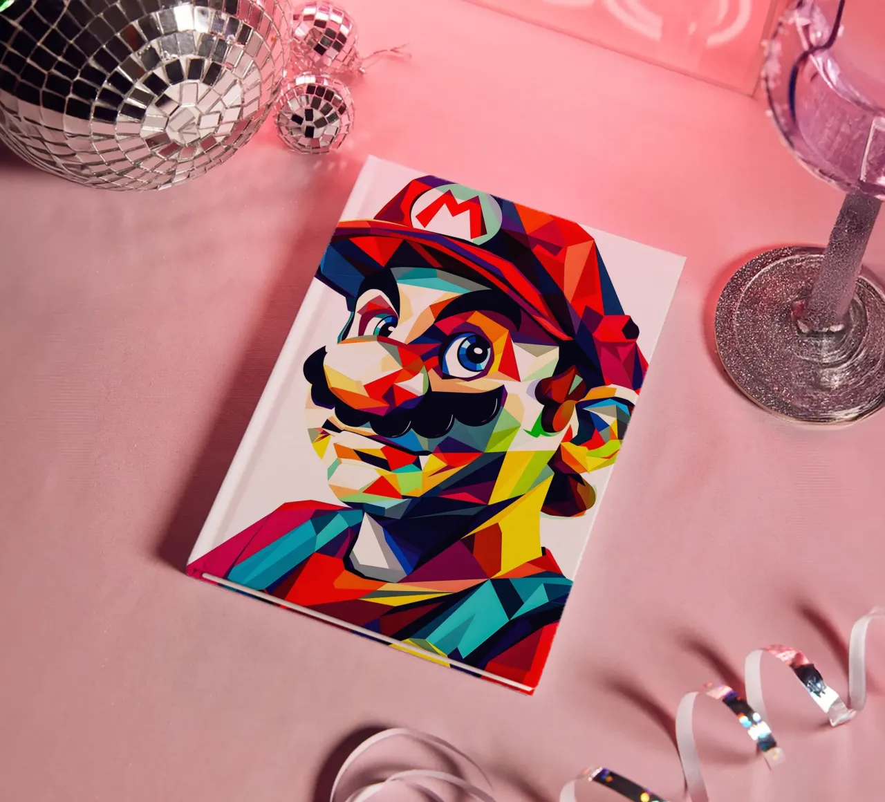 Wpap Mario notebook by HopeStudio