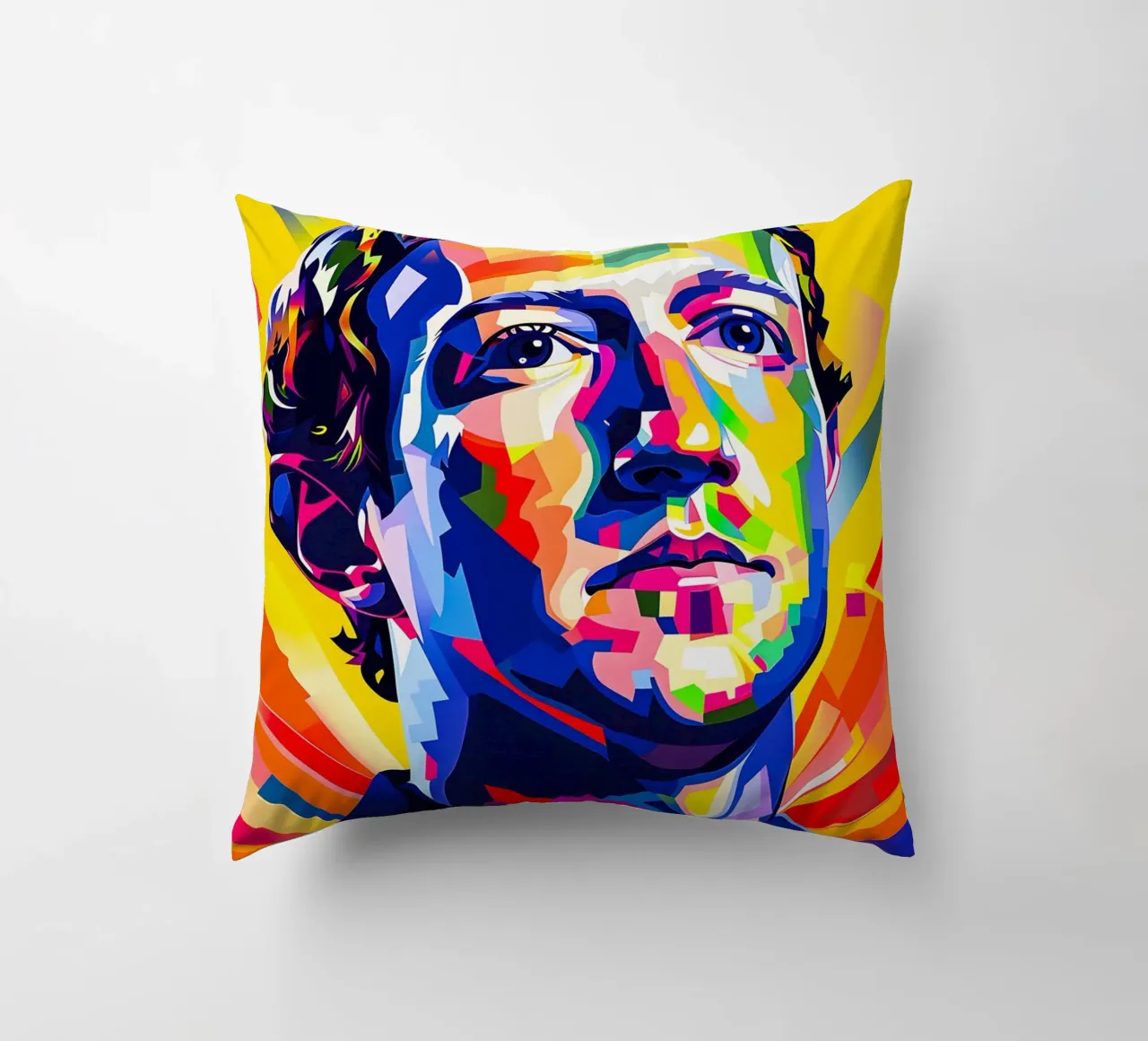 Mark Zuckerberg cuscino da HopeStudio