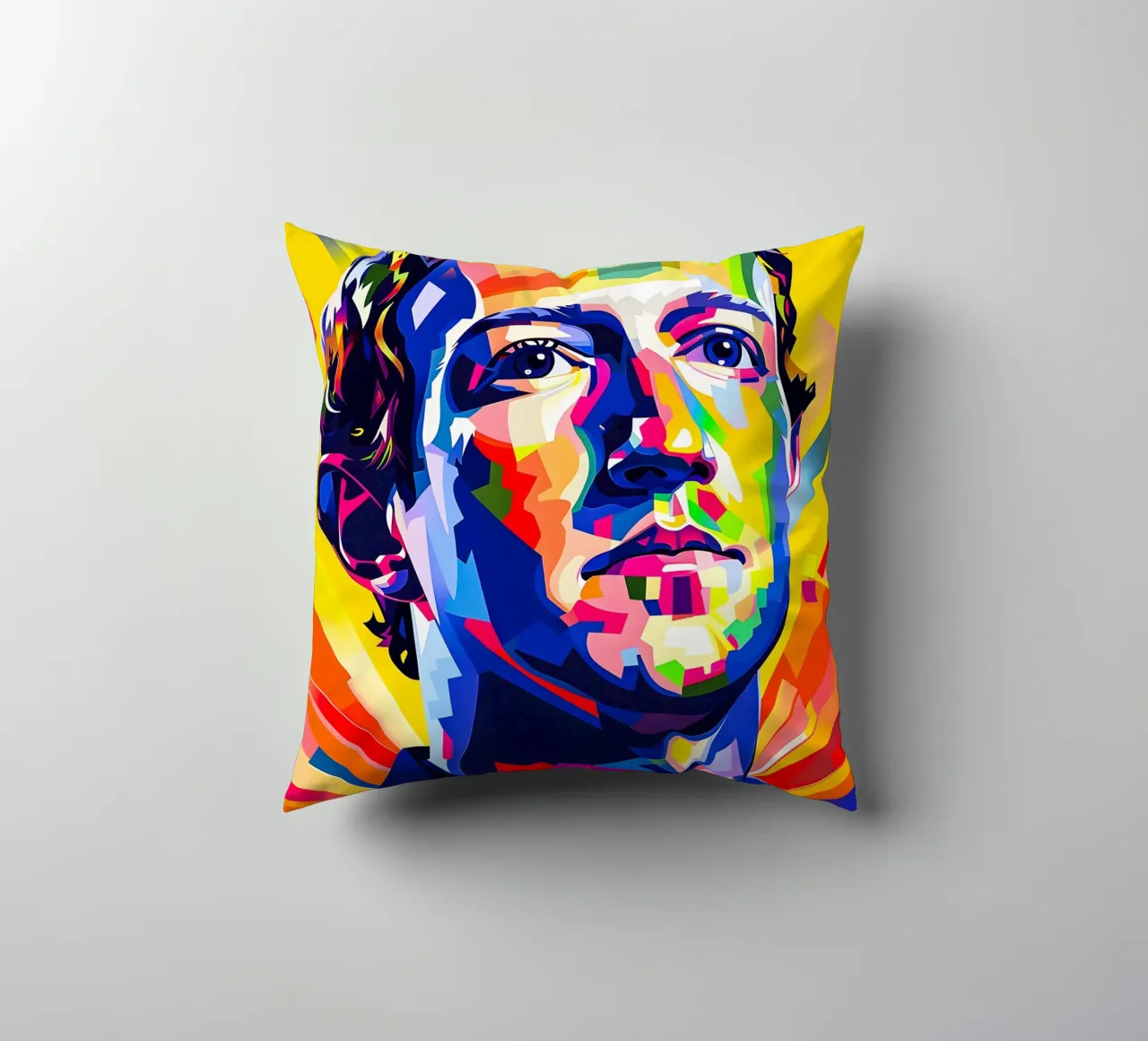 Mark Zuckerberg cuscino da HopeStudio