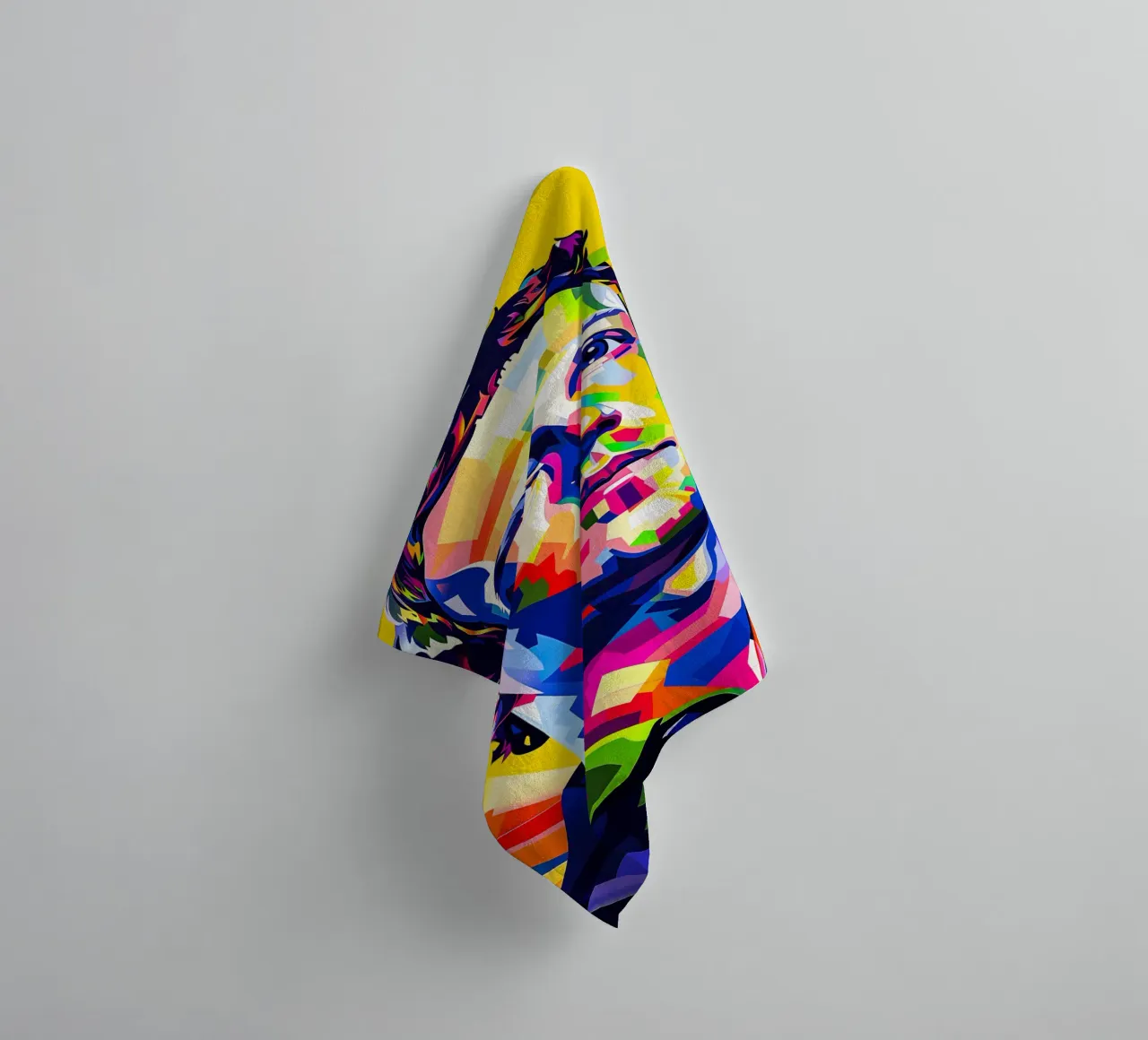 Mark Zuckerberg towel by HopeStudio