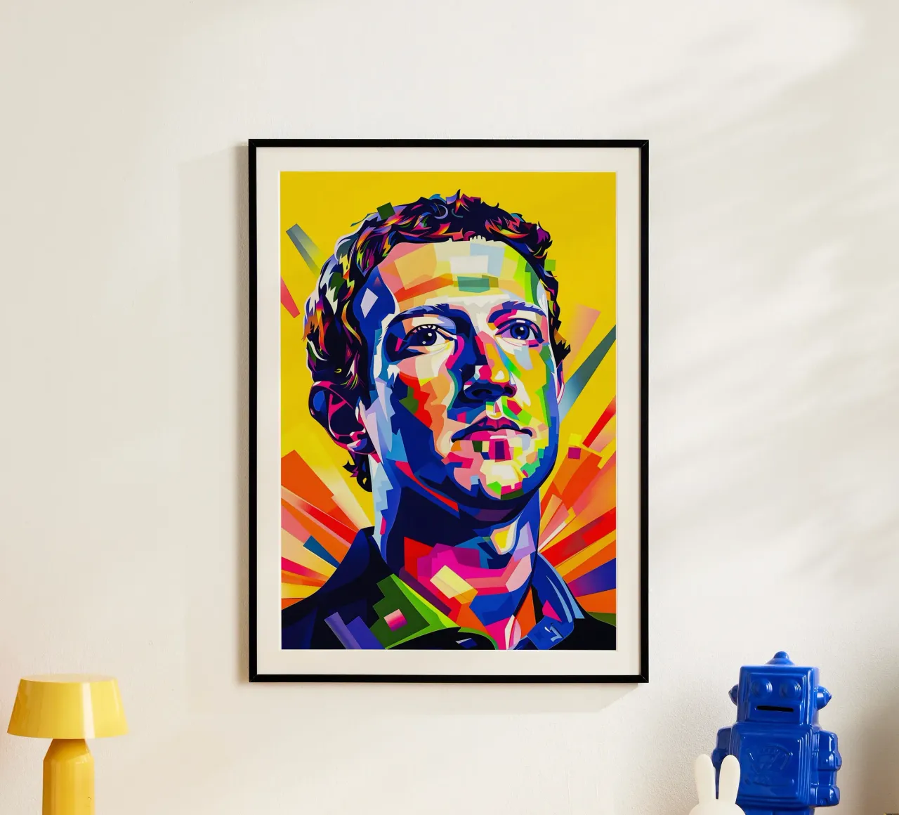 Mark Zuckerberg carta hahnemühle da HopeStudio