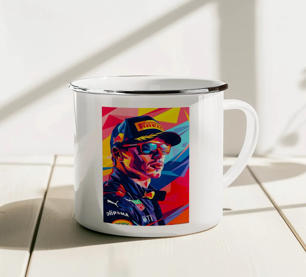 max verstappen tazza in smalto da HopeStudio