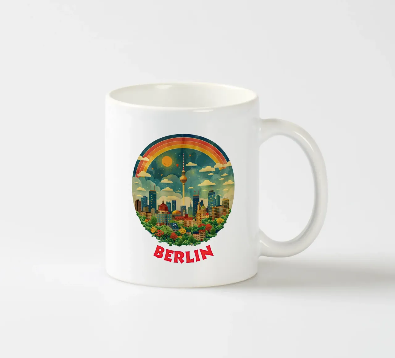 Berlin - Capital Pulse tazza in ceramica da Nikis Art Studio