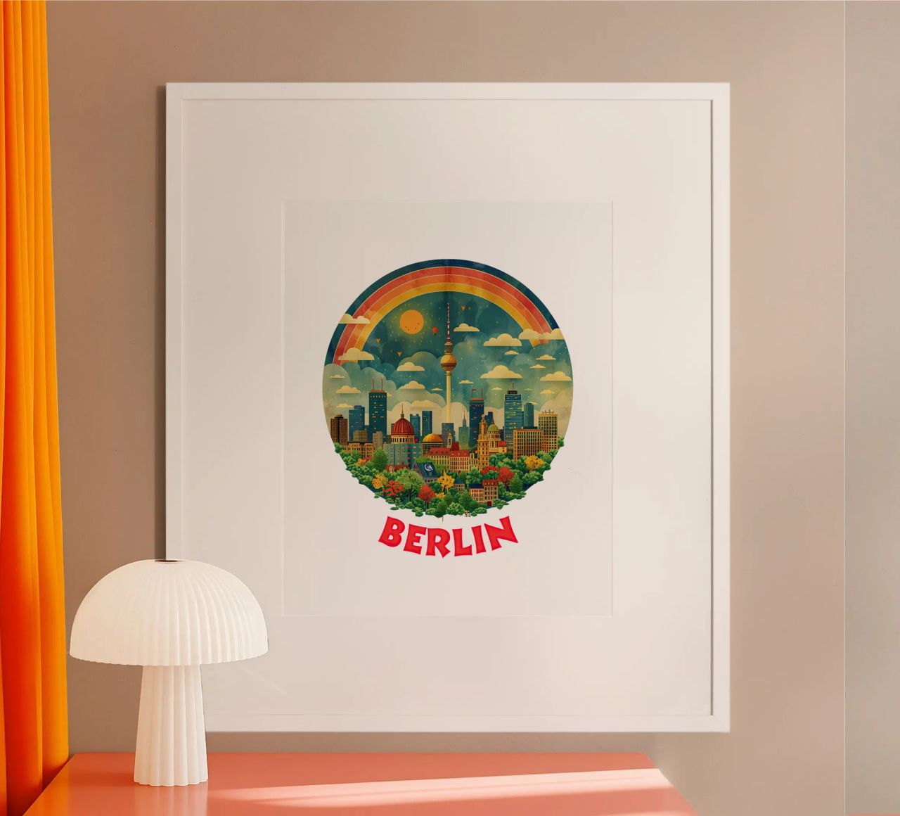 Berlin - Capital Pulse poster by Nikis Art Studio