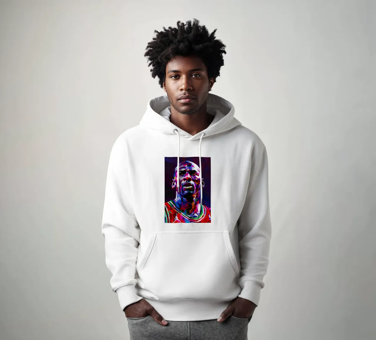 Michael Jordan sudadera con capucha de HopeStudio