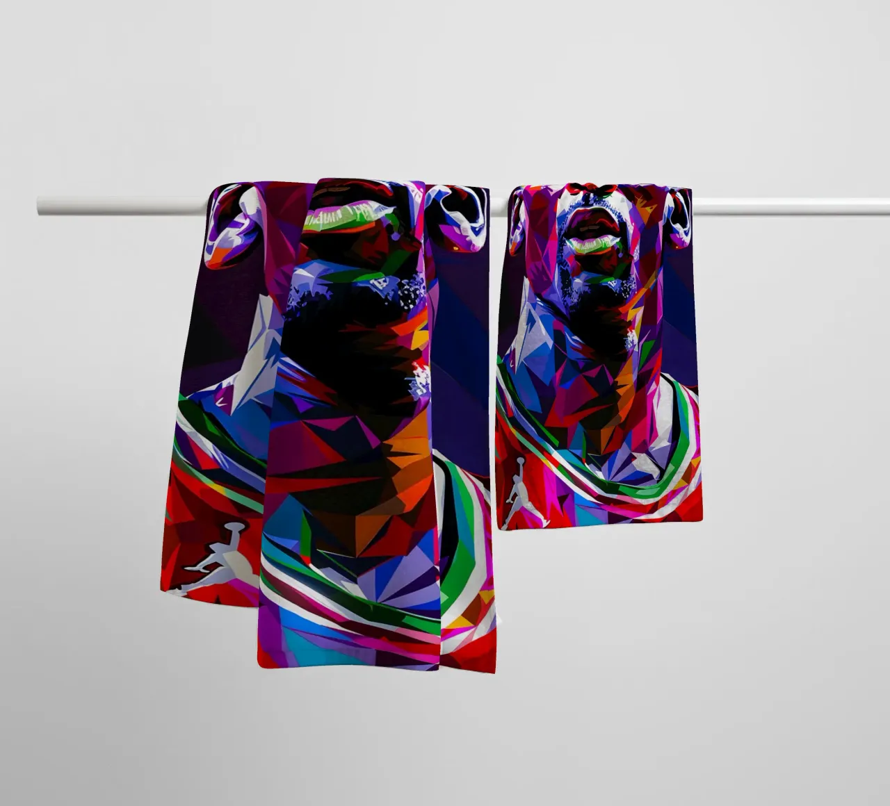 Michael Jordan badhanddoek van HopeStudio