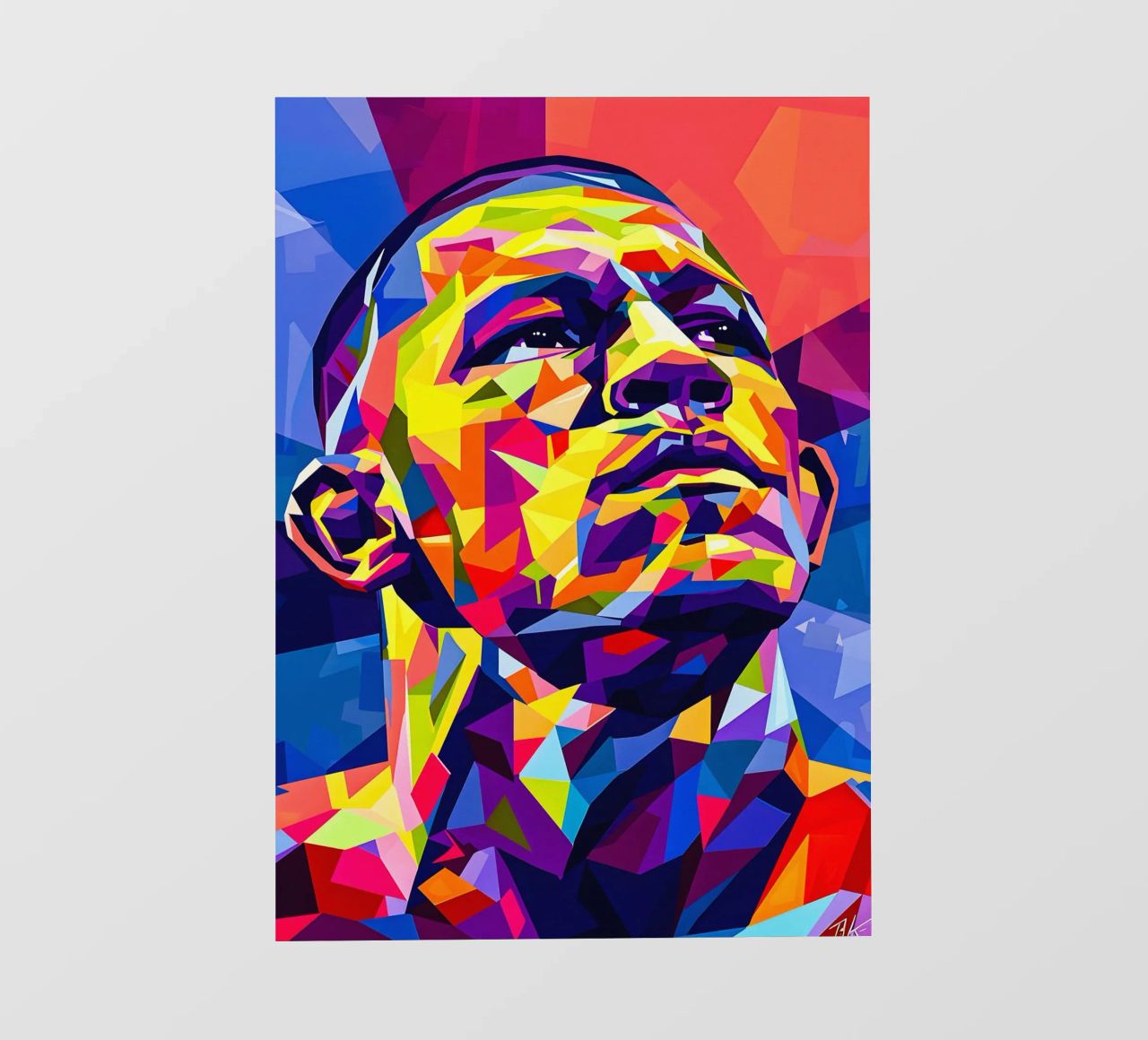 Nate Diaz UFC pellicola backlit da HopeStudio