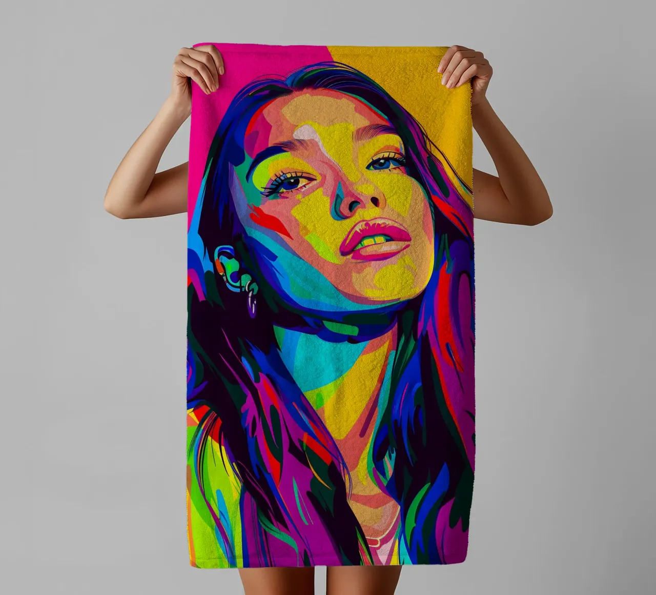 Olivia Rodrigo towel by HopeStudio