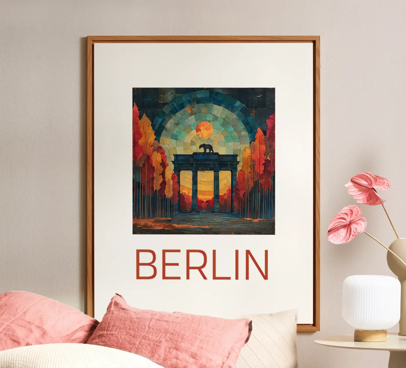 Berlin forex plate by Nikis Art Studio