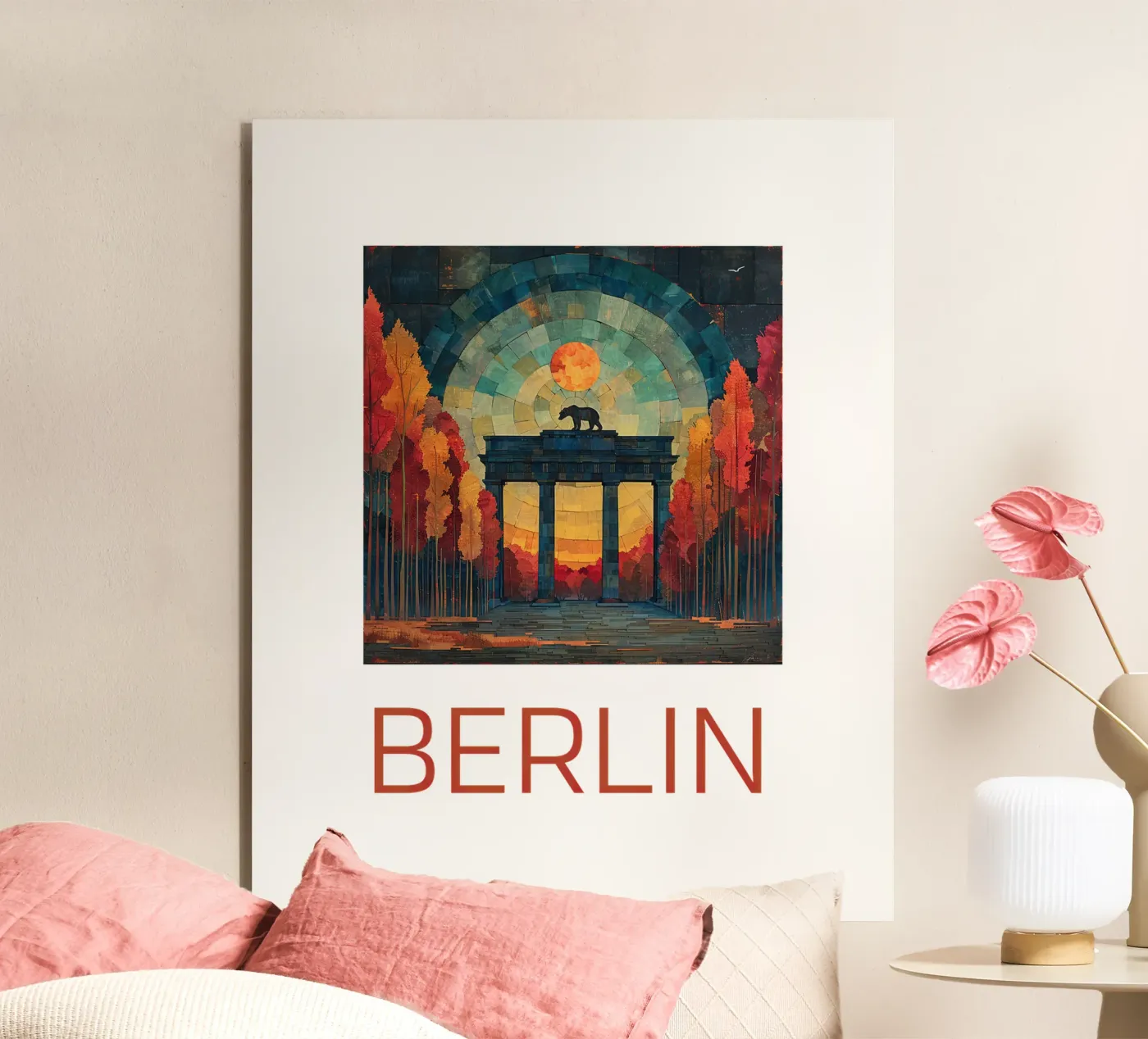 Berlin forex plate by Nikis Art Studio