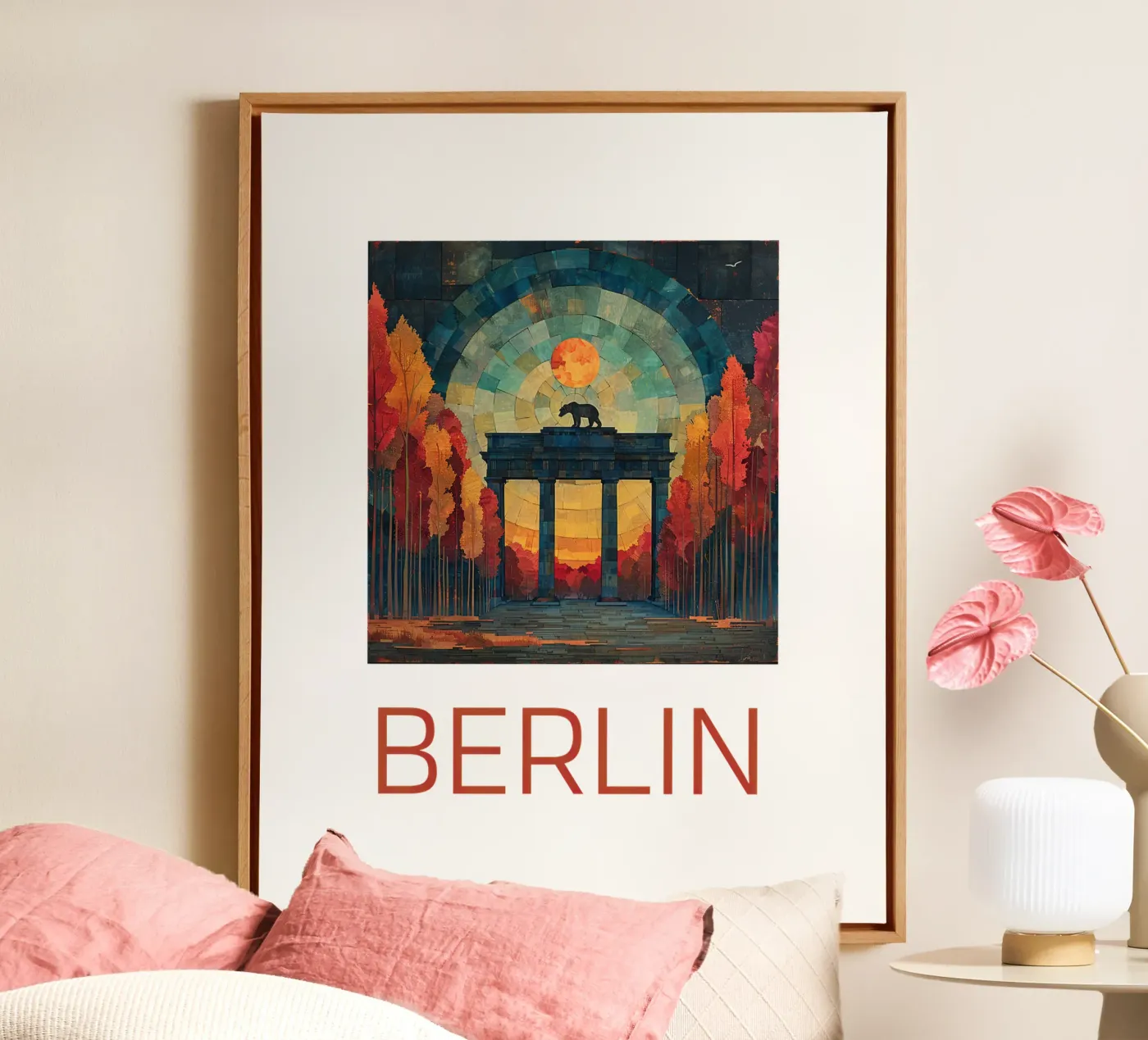 Berlin canvas by Nikis Art Studio
