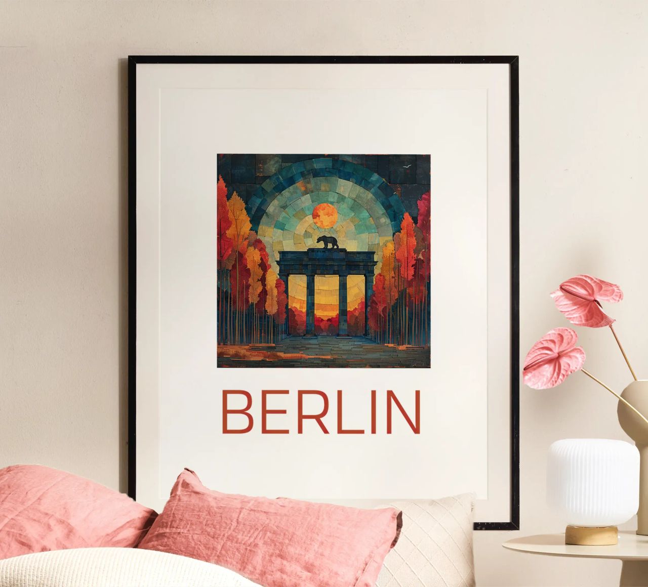 Berlin Poster von Nikis Art Studio
