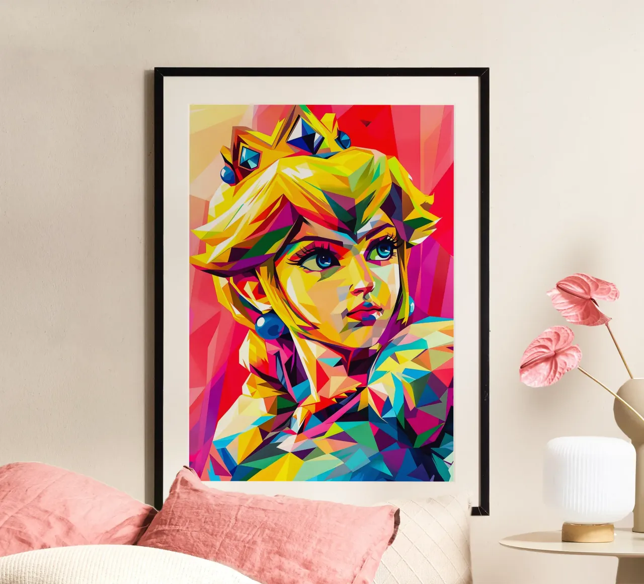 Wpap Princess Peach poster da HopeStudio