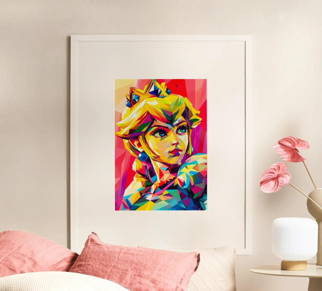 Wpap Princess Peach poster da HopeStudio