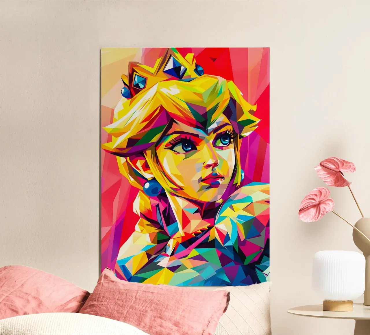 Wpap Princess Peach poster da HopeStudio
