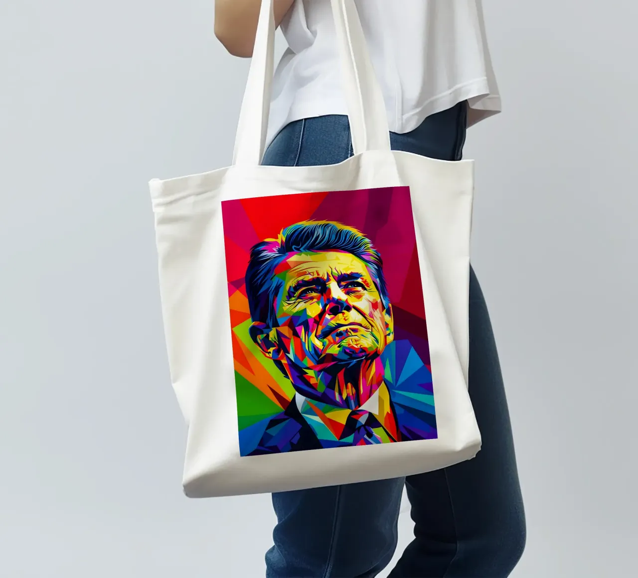 Ronald Reagan borsa in juta da HopeStudio