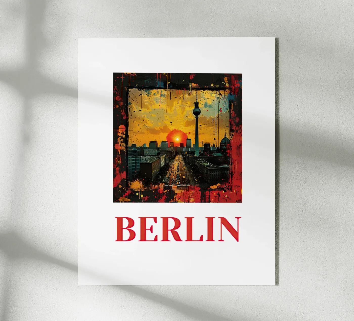 Berlin Acryl-Glas von Nikis Art Studio