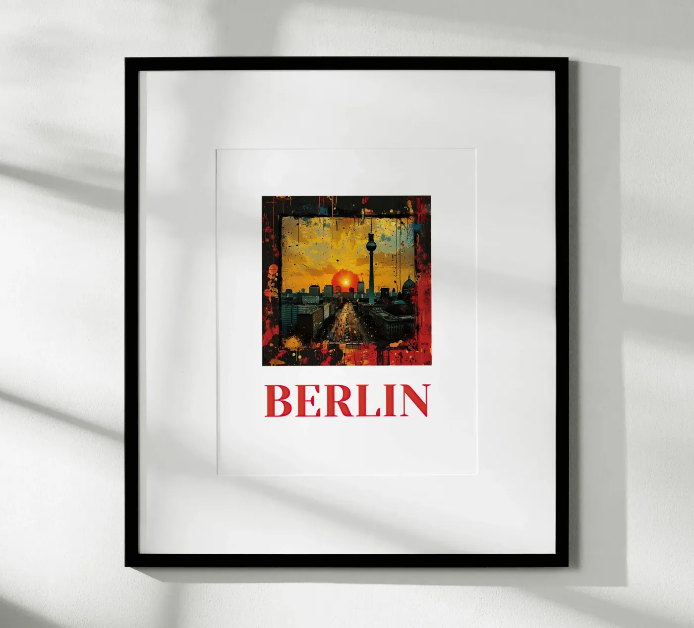 Berlin Poster von Nikis Art Studio