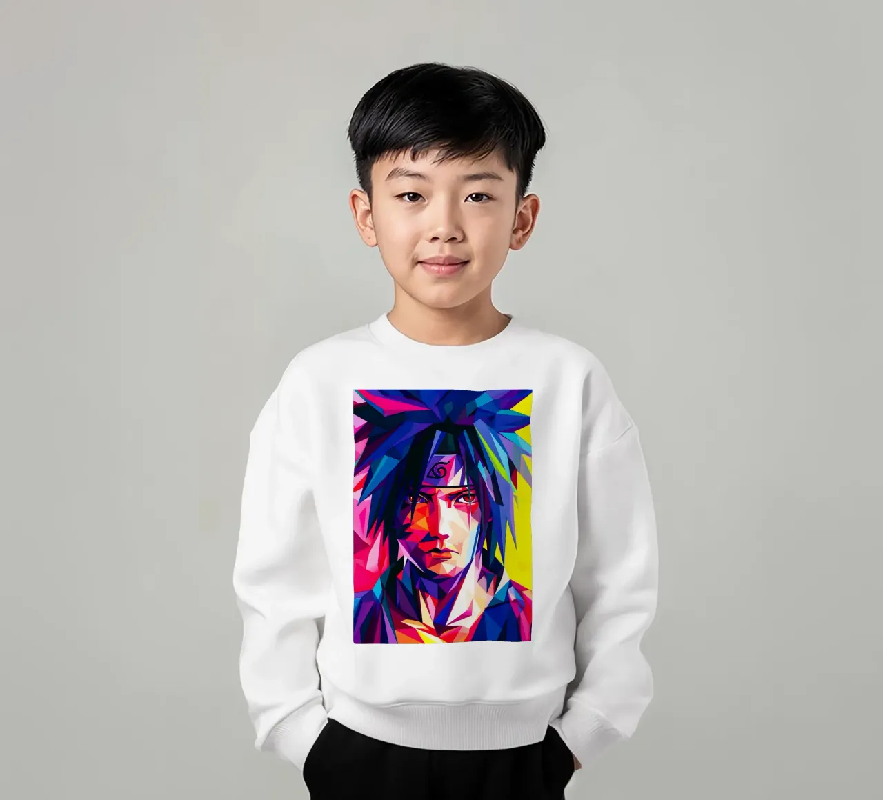 sasuke felpa bambino da HopeStudio