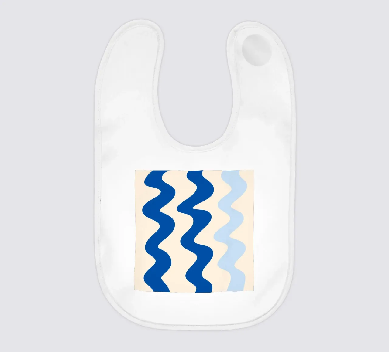 Linee a ghirigori - blu bavaglino da Wackapacka