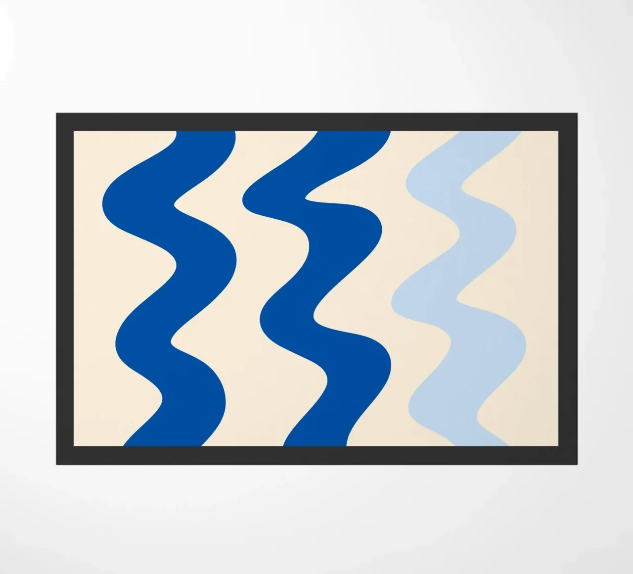 Linee a ghirigori - blu zerbino da Wackapacka