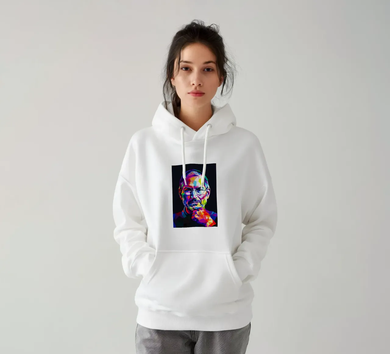 Steve Jobs felpa con cappuccio da HopeStudio