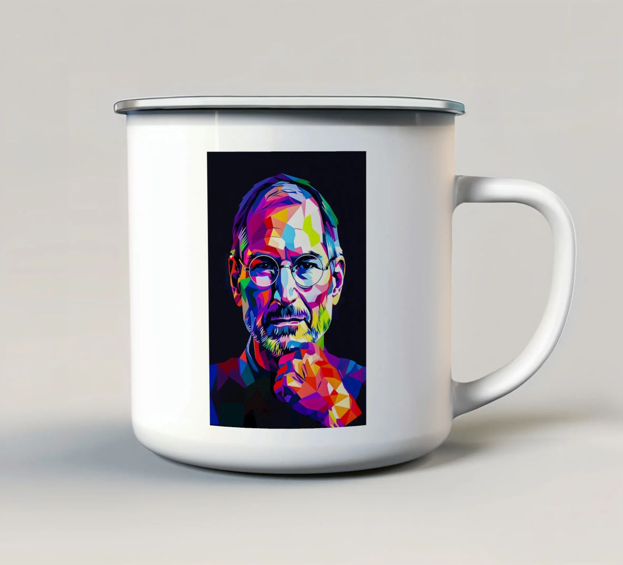 Steve Jobs tazza in smalto da HopeStudio