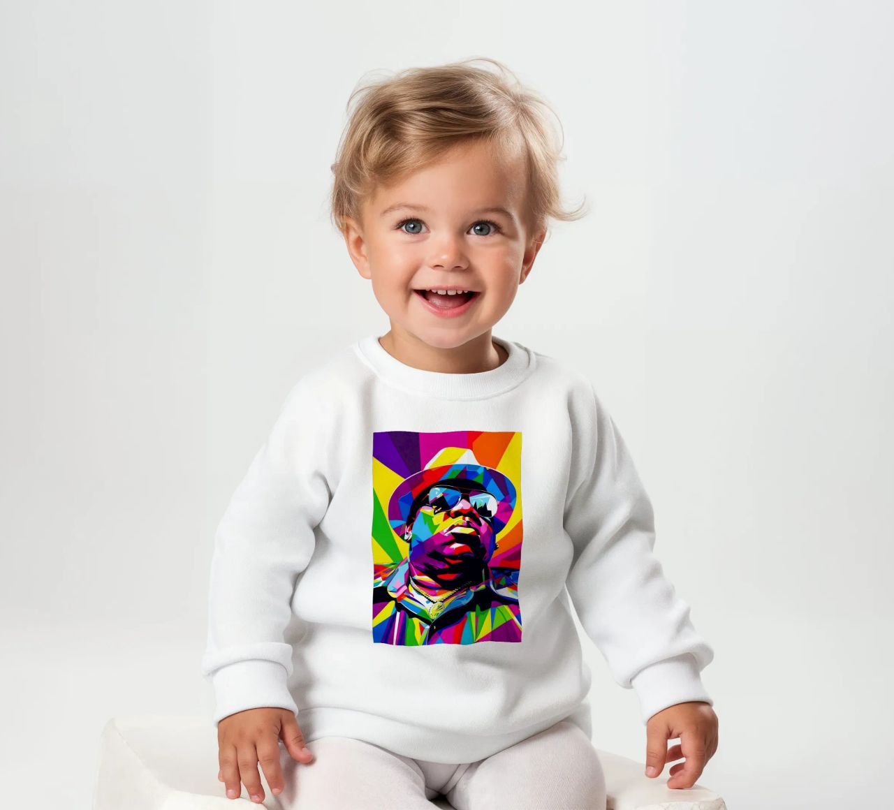 The Notorious B.I.G. felpa neonato da HopeStudio