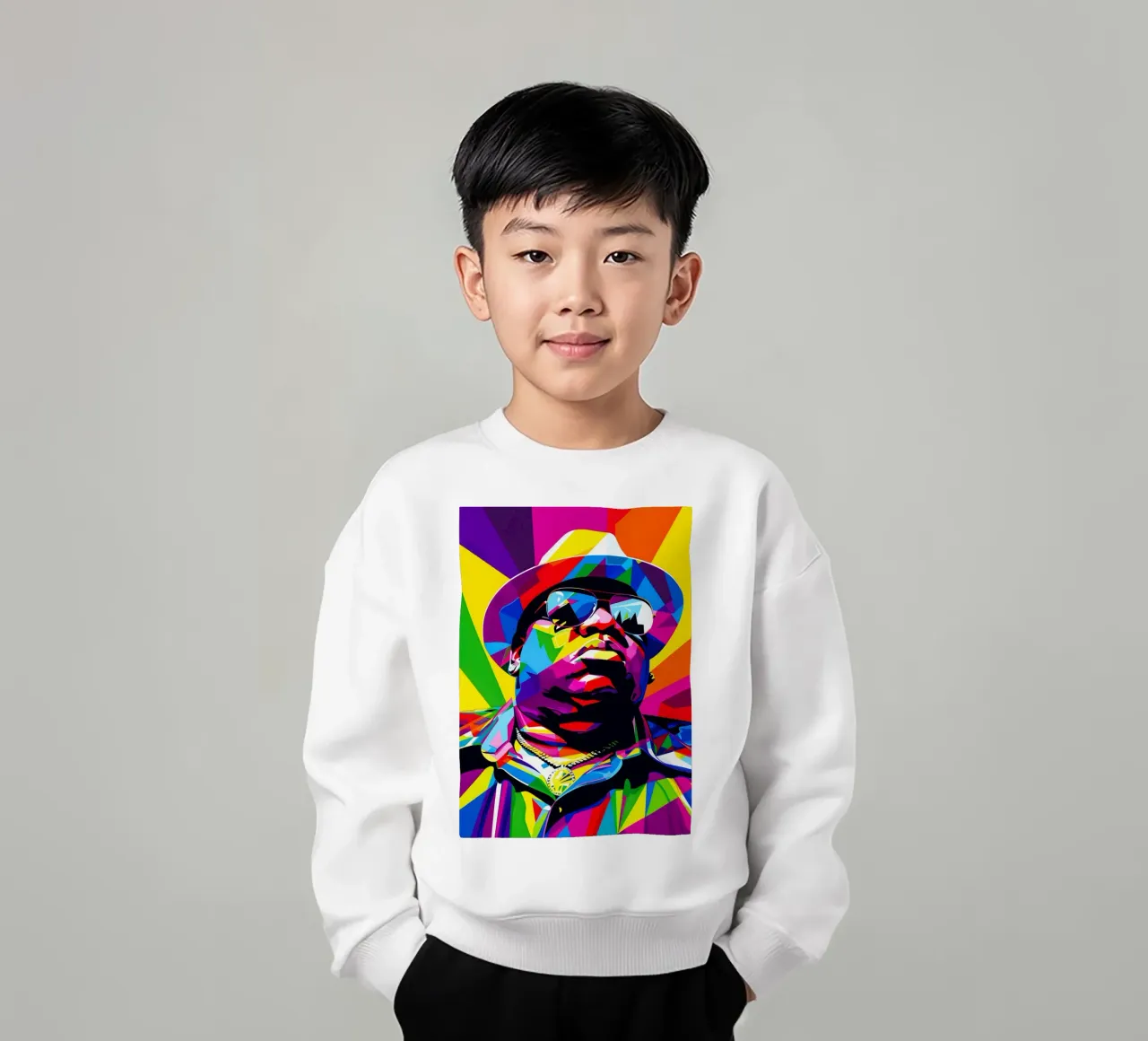 The Notorious B.I.G. felpa bambino da HopeStudio