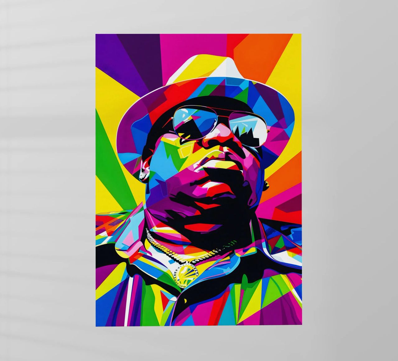 The Notorious B.I.G. pellicola backlit da HopeStudio