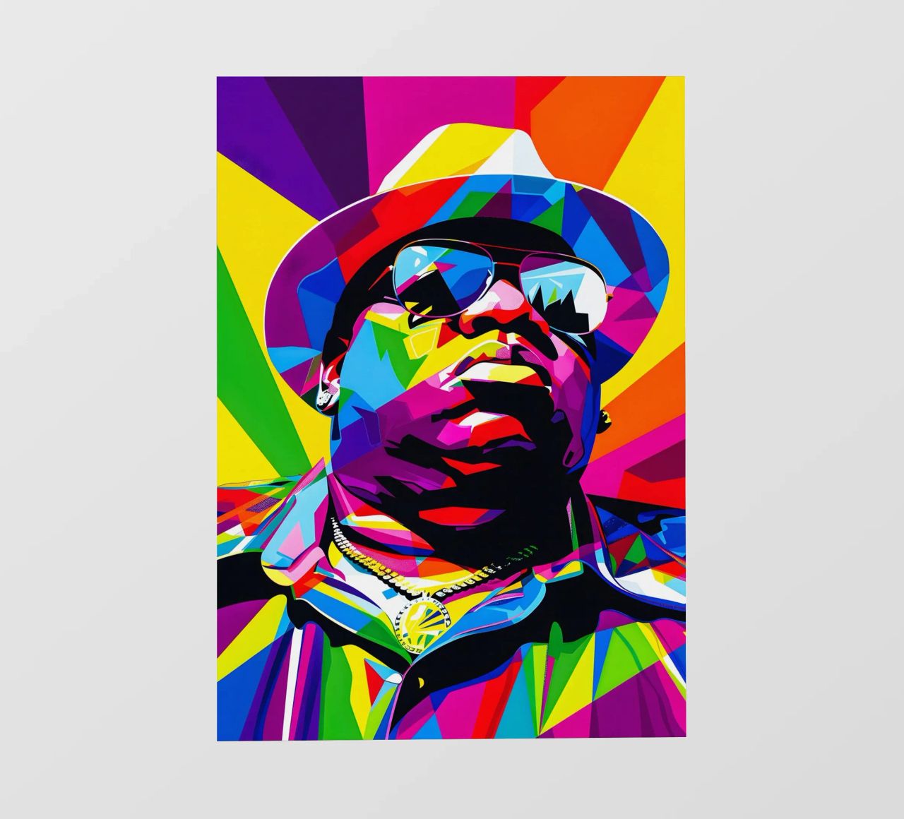 The Notorious B.I.G. pellicola backlit da HopeStudio