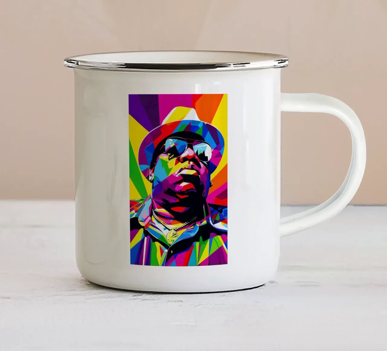 The Notorious B.I.G. enamel mug by HopeStudio