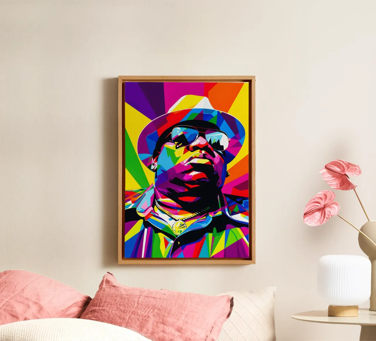 The Notorious B.I.G. lienzo de HopeStudio
