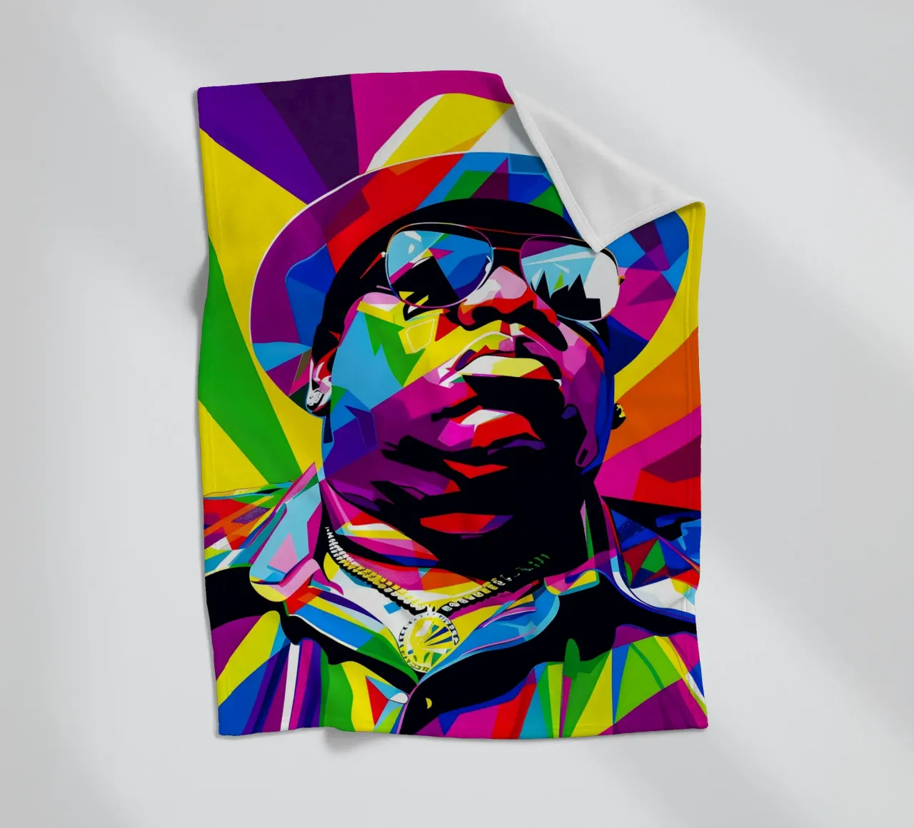 The Notorious B.I.G. coperta in pile da HopeStudio