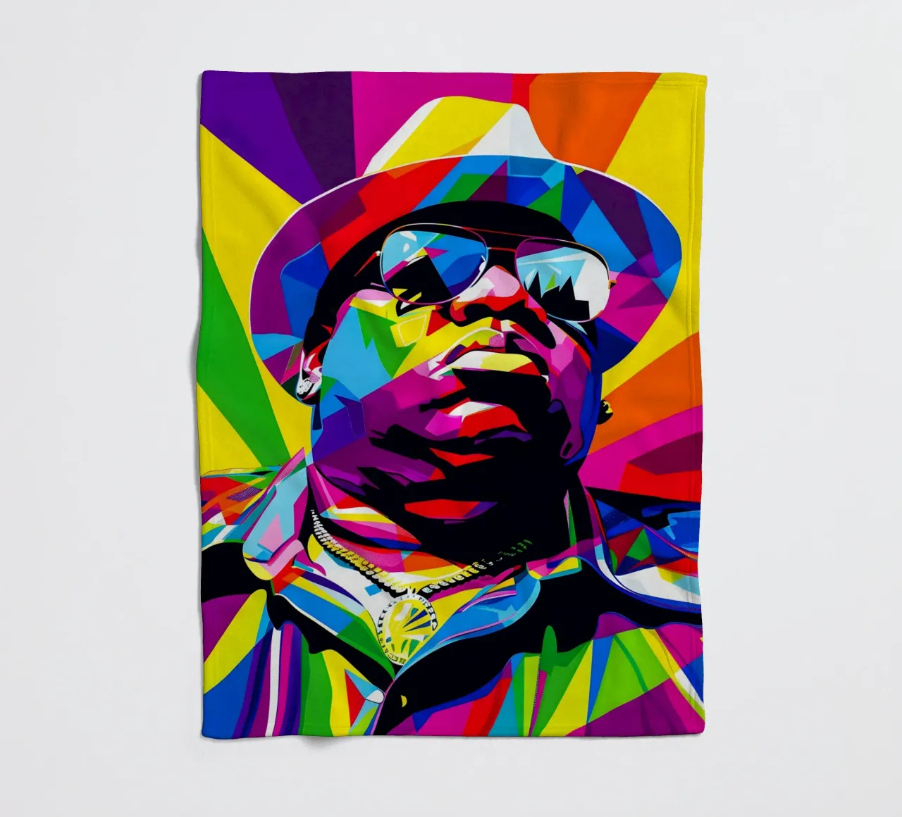 The Notorious B.I.G. coperta in pile da HopeStudio