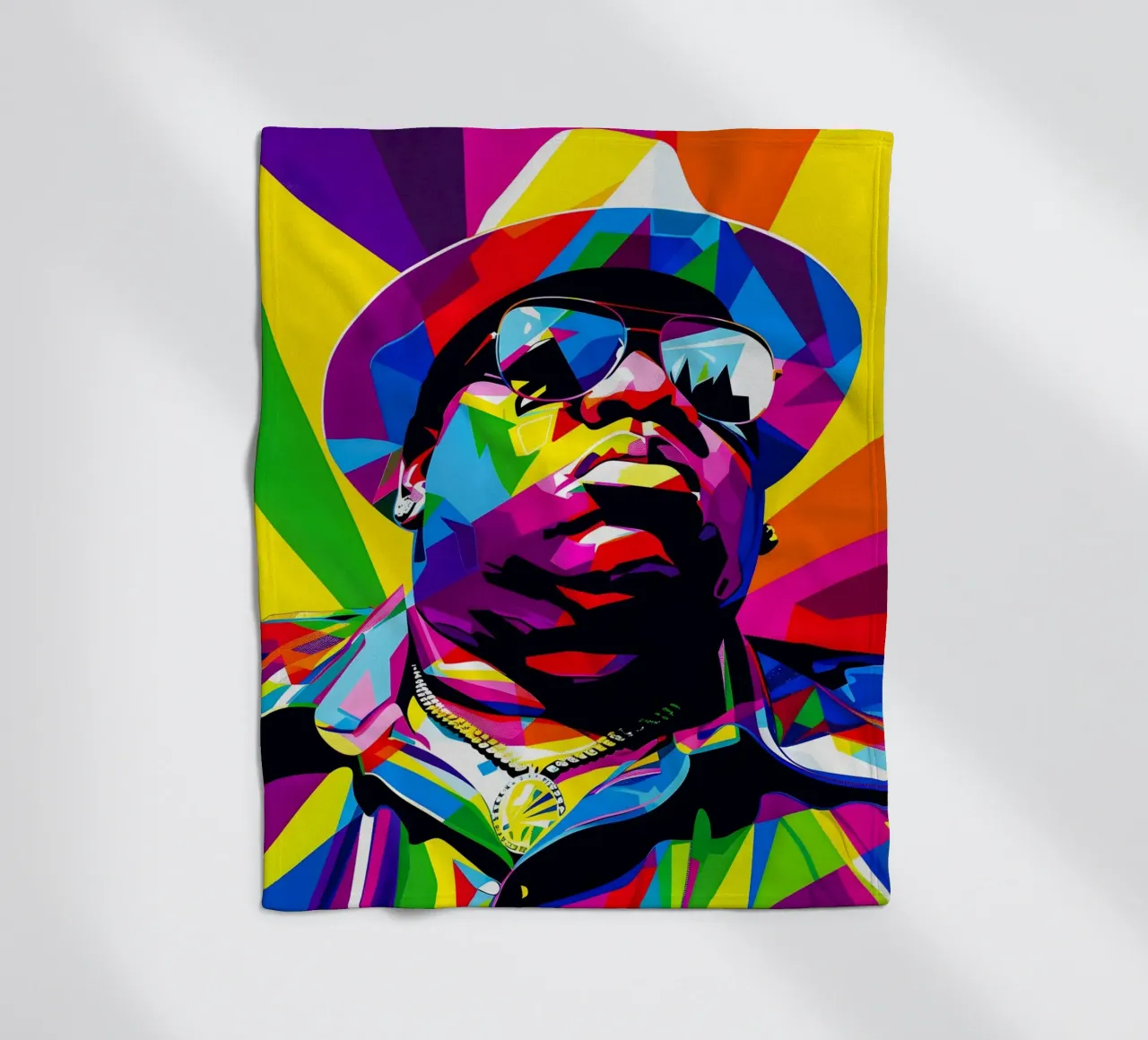 The Notorious B.I.G. coperta in pile da HopeStudio