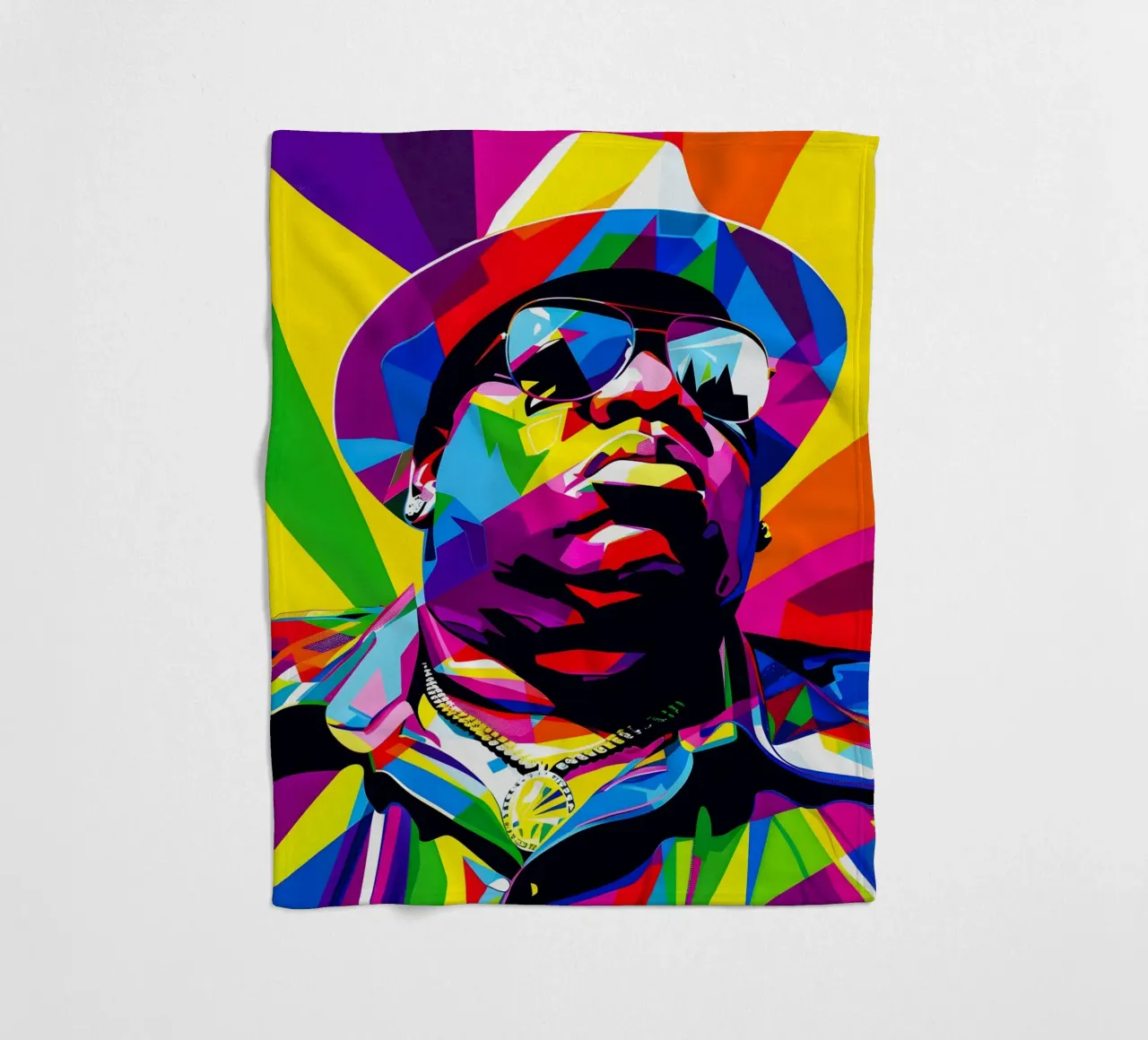 The Notorious B.I.G. coperta in pile da HopeStudio