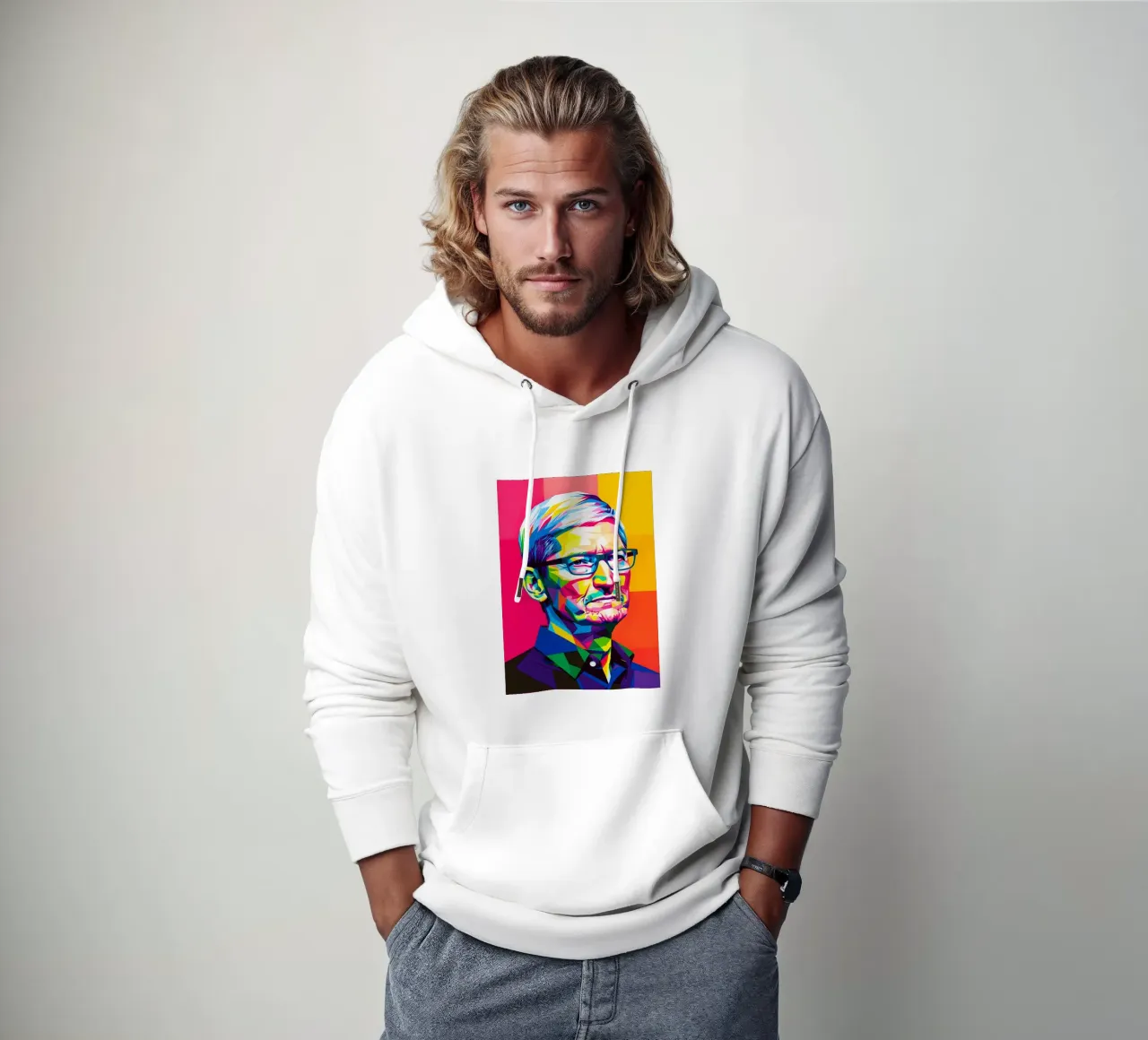 Tim Cook felpa con cappuccio da HopeStudio
