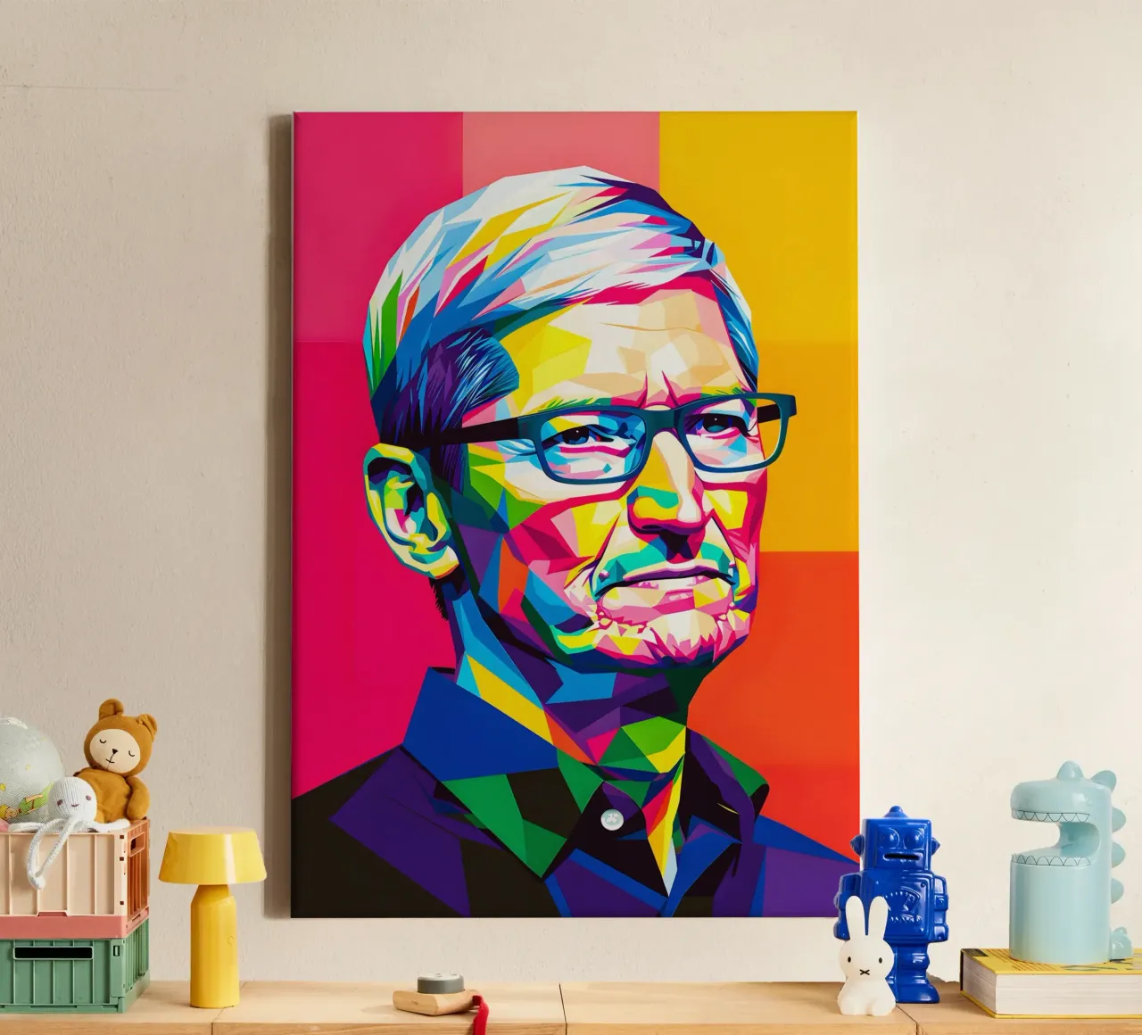 Tim Cook Leinwand von HopeStudio